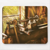 Woodworker - An Old Lathe Mouse Pad