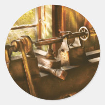 Woodworker - An Old Lathe Stickers