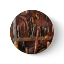 Woodworker - Old tools Pinback Button
