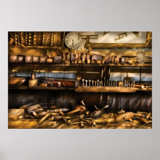 Woodworker - Planes & Augers Poster