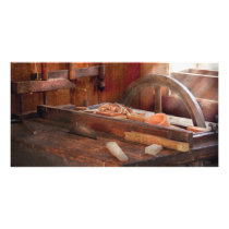 Woodworker - The Table Saw Customized Photo Card