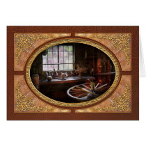 Woodworker - The wheelwright shop Greeting Cards