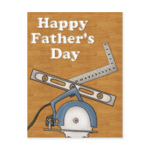 Woodworking/Tools D1 - Happy Father's Day Postcards