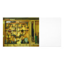 Woodworking Tools Photo Card Template