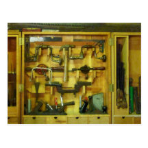 Woodworking Tools Postcard