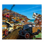 "Woody Junkyard" Print posters