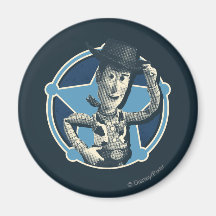 Woody: Sheriff Badge Fridge Magnet