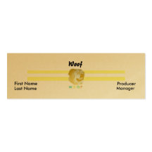 Woof Business Card Template