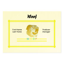 Woof Business Cards