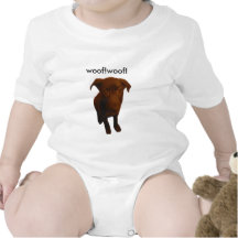 woof!woof! baby bodysuit