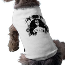Woof Woof Bella la Vida Skeleton Dog Jacket Doggie Tee