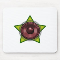 Woofer Rasta star Dub Reggae Dubstep Mousepad
