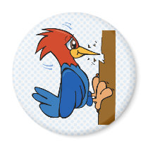Woogy Woodpecker Magnets