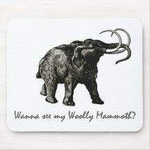 Wooley Mammoth Mouse Pad