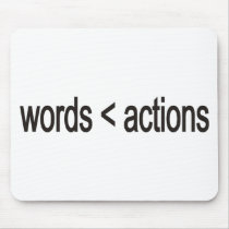 word < actions mousepads