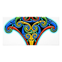 word art picture card
