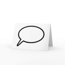 Word Balloon Card