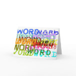 Word Greeting Card