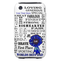 Word Collage Fathers Day iPhone 3G/3GS Tough Case casemate cases
