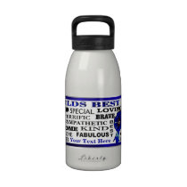 Word Collage Worlds Best Dad 16 oz Water Bottle water bottles