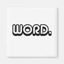 Word Fridge Magnets