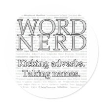 Word Nerd Stickers