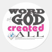 WORD OF GOD created all Sticker