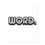 Word Postcard