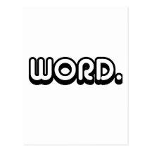 Word Postcard