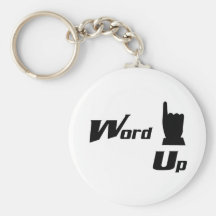 Word Up Keychain