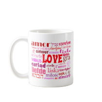 Words of Love Coffee Mugs