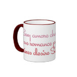 Words of Love Valentine's Day Ringer Mug