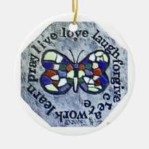 WORDS TO LIVE BY ORNAMENT/PENDANT