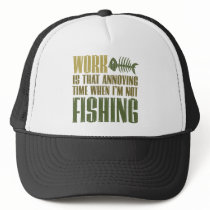 Work And Fishing Trucker Hats