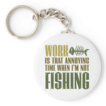 Work And Fishing Key Chains