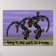 Work as a team print