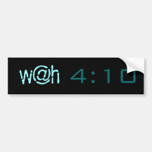 Work at Home Bumper Stickers