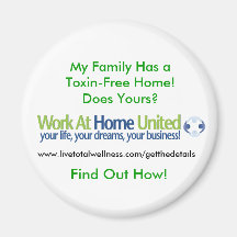 Work At Home United Magnet.