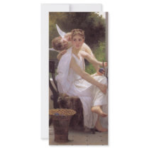 Work Interrupted, William-Adolphe Bouguereau Rack Card Template