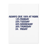 WORK postcards