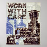 Work With Care - 1936 - distressed