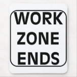 Work Zone Ends Mouse Pad