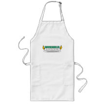 Workaholic Burning Candle at Both Ends Apron