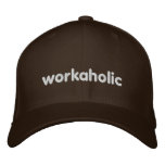 Workaholic Fitted Baseball Cap