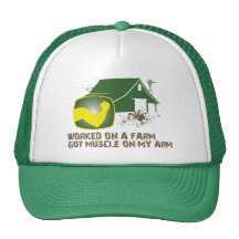 Worked on a Farm Trucker Hats