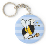 worker bee - chef keychains