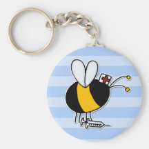 worker bee - nurse key chains