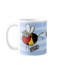 worker bee - paperboy coffee mug