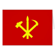 Workers'27 Party Of Korea, Colombia Political Greeting Card