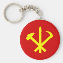 Workers'27 Party Of Korea, Colombia Political Keychains